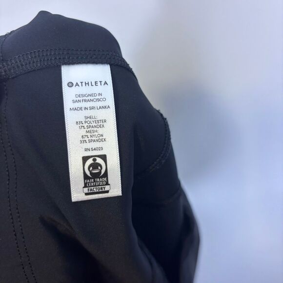 Athleta Black High Waisted Spandex Athletic Leggings Small - Picture 8 of 8